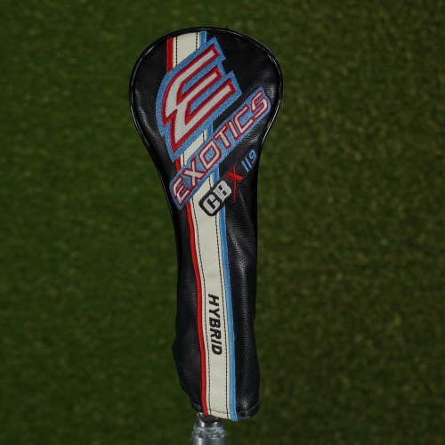TOUR EDGE EXOTICS GBX 119 HYBRID HEADCOVER CHANGEABLE NUMBERS 2,3,4,5,6 BLACK