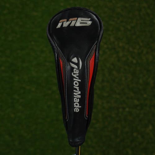 TAYLORMADE M6 HYBRID HEADCOVER CHANGEABLE NUMBERS X,3,4,5,7 BLACK / RED ~ L@@K!!