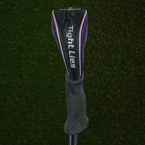 ADAMS GOLF TIGHT LIES 6 HYBRID HEADCOVER GRAY / PURPLE / WHITE ~ L@@K!!