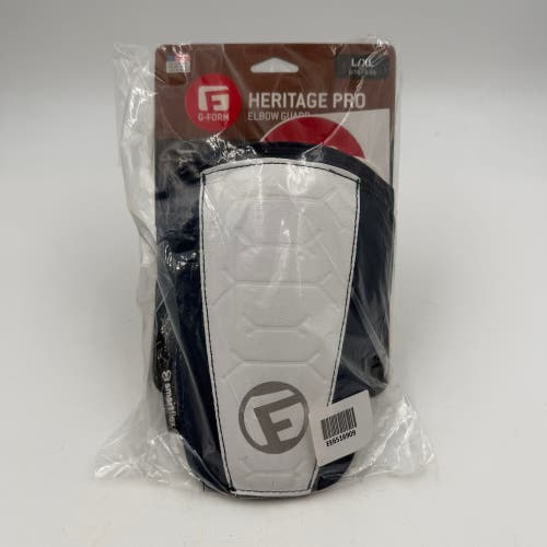 Adult G-FORM Heritage Pro Elbow Guard White/Navy Blue