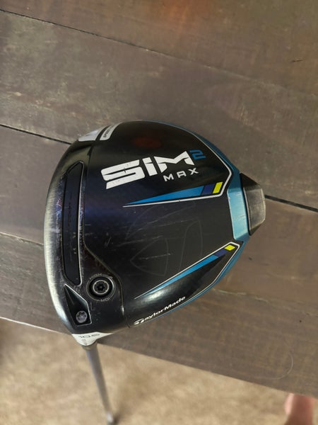 Men's TaylorMade SIM2 Max Left Hand Driver Stiff Flex 10.5 Loft Graphite Shaft (Used)