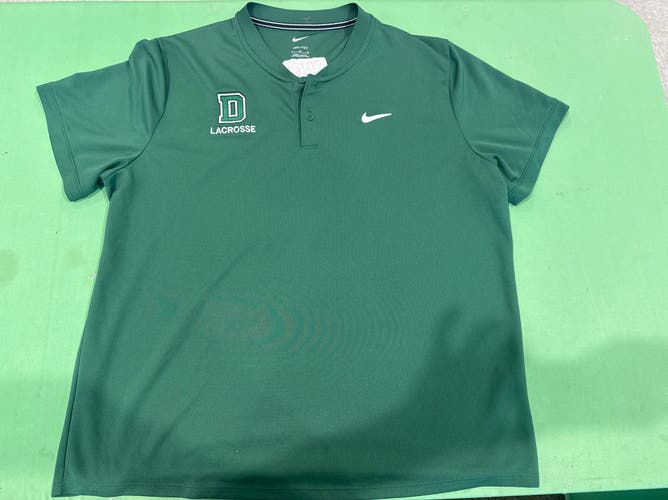 Dartmouth College Green Men's Nike Dri-Fit Polo Shirt (Used) | XL