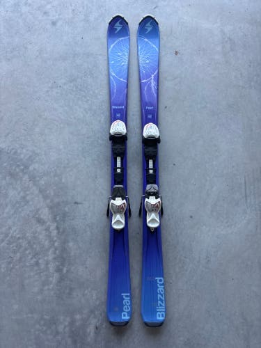 Kid's Blizzard Pearl 130 cm Skis With IQ 7 Bindings (Used)