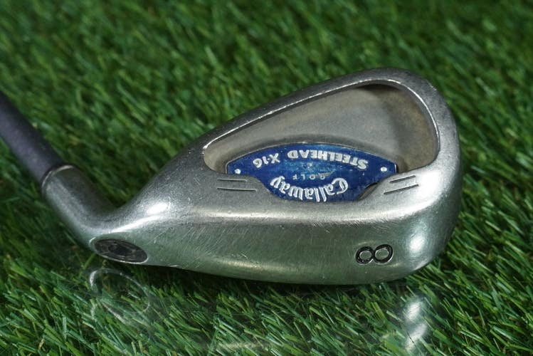 CALLAWAY GOLF STEELHEAD X-16 8 IRON SYSTEM CW75 REGULAR FLEX GRAPHITE RH ~ L@@K!