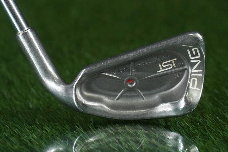 PING ISI KARSTEN SINGLE 4 IRON RED DOT STEEL RH ~ L@@K!!