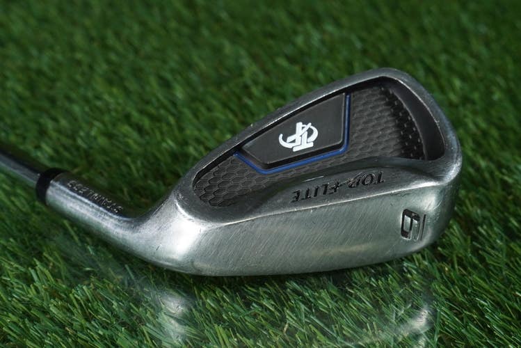 TOP FLITE STAINLESS 9 IRON STEEL BLUE RH ~ L@@K!!