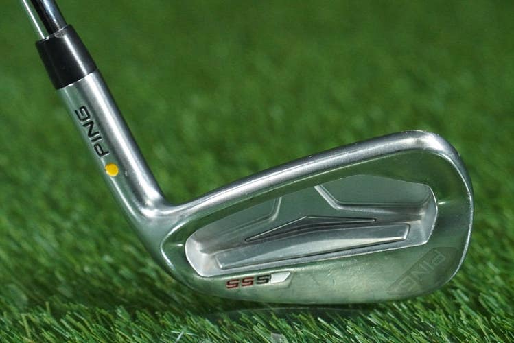 PING S55 8 IRON YELLOW DOT CFS X STEEL EXTRA STIFF FLEX RH ~ L@@K!!