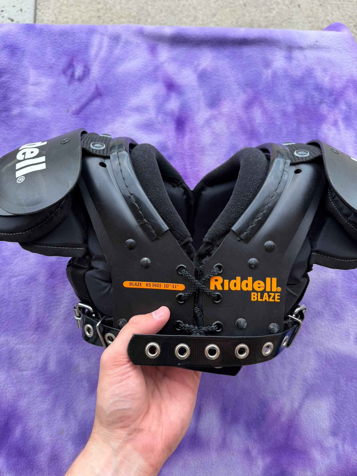 最新型　旧型より肩カップ小さめRiddell PowerSPX サイズXS 最新型 旧型より肩カップ小さめRiddell PowerSPX サイズXS 最新型 旧型