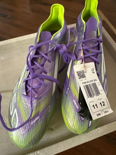 Purple Men's Size M 11.0 (W 12.0) Adidas F50 Elite Turf Cleats Cleats (New)