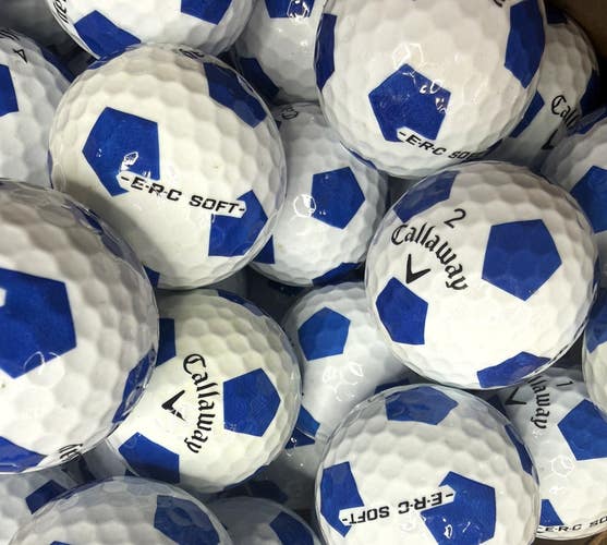 15 Near Mint AAAA ERC-Soft Blue Truvis Used/ Recycled Golf Balls
