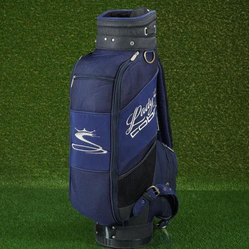 LADY COBRA STAFF / CART BAG 8 3 WAY TOP DIVIDERS GOLF, WOMEN'S LADIES, BLUE