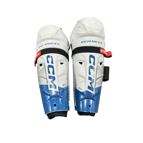 Used CCM NEXT Junior Shin Guards White 11" 11375-S000380040