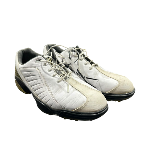 Used Foot Joy SPORT FLEXZONE Mens Golf Shoes White Senior 10 11375-S000380033