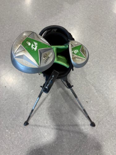 US Kids Golf WT-15S 57" RH Clubs (Driver + Hybrid + Wilson Profile Jr Putter + Bag) (Used)