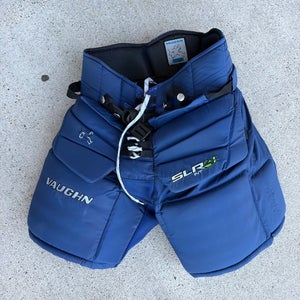 Blue Intermediate XL Vaughn SLR4 Pro Hockey Goalie Pants (Used)