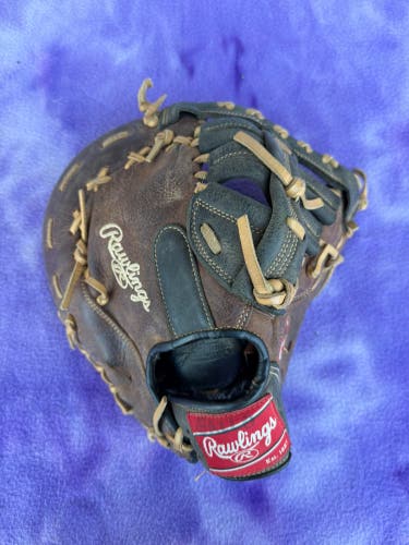 Brown Rawlings Player Preferred RH First Base Baseball Glove 12.5" (Used)