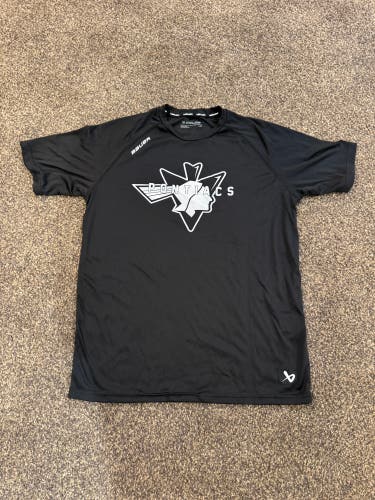 Black Bonnyville Pontiacs AJHL Large Adult Unisex Bauer Shirt (New)