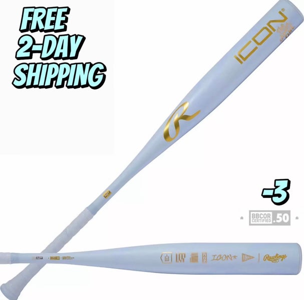 Rawlings Icon BBCOR The Chosen One One Piece Baseball Bat 32” 29 oz (-3) NEW
