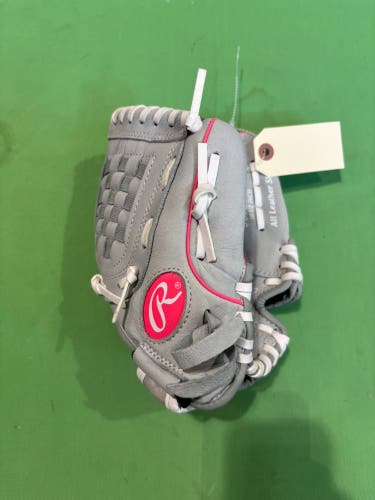 Gray Rawlings Sure Catch RH Softball Glove 10.5"