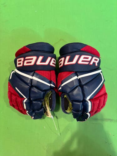 Blue Junior Bauer Vapor 3X Gloves 11"