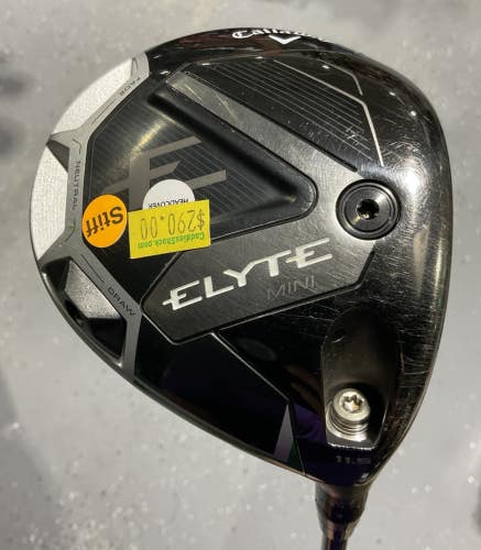 Callaway ELYTE 11.5 Mini Driver 43.5" DENALI 6.0 60g Stiff Flex Graphite USED