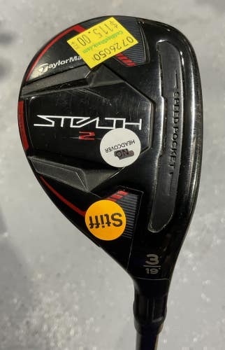 TaylorMade STEALTH 2 19 #3 Hybrid 40.5" FUJIKURA VENTUS TR 7-S Stiff Flex USED