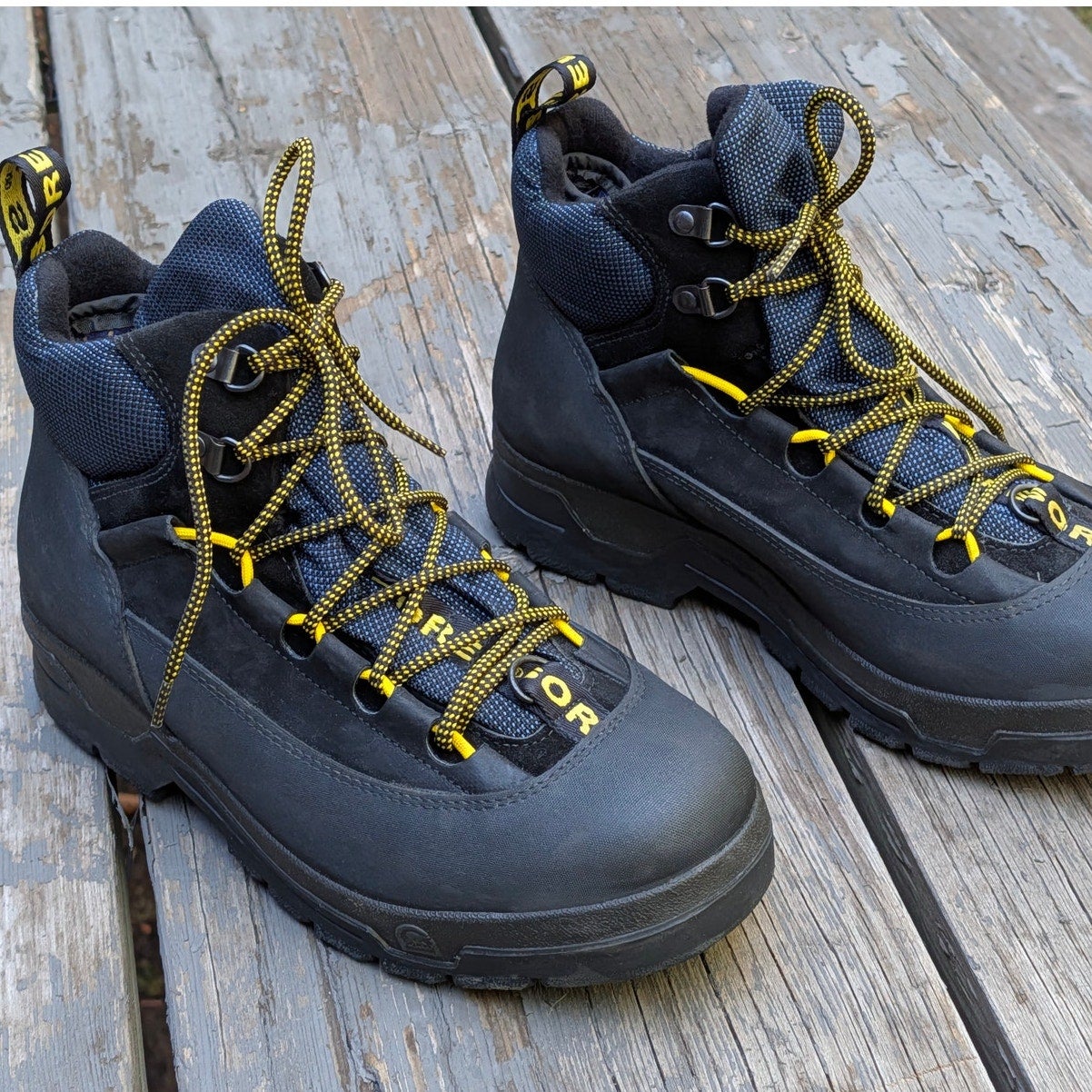Vintage Sorel Hiking Boots Black Made in Canada Chunky Gorpcore Trail Size 9 Sorel x Neighborhood Mens Daystorm Releasing Saturday  main image 3