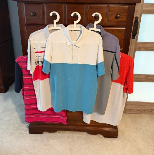 Adidas Golf Shirts - 5 Shirt Bundle