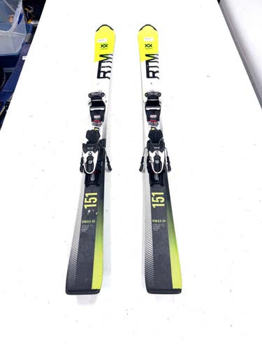 Used Volkl RTM Mens DH Ski/Binding Optic Yellow 151 cm 11860-S000312475