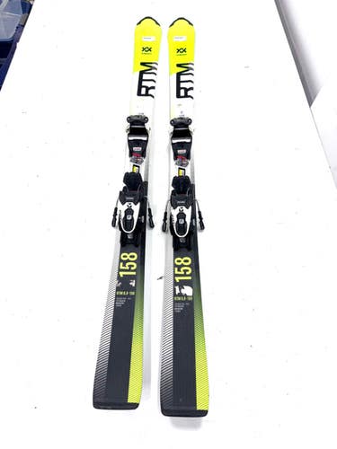 Used Volkl RTM Mens DH Ski/Binding Optic Yellow 158 cm 11860-S000312476