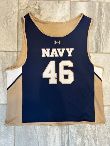 Navy Lacrosse Reversible Under Armour Pinny (Used)