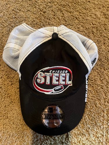 Chicago Steel player issued hat