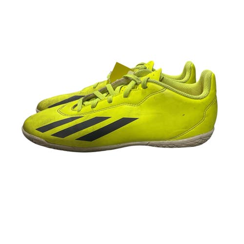Used Adidas Soccer Indoor Shoes Yellow Junior 03.5 11847-S000037183