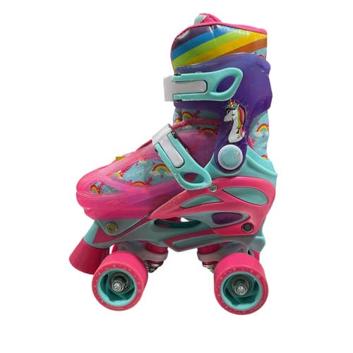 Used RollerDerby ROLLER DERBY Junior Roller Quad Skates Pink Adjustable 11847-S000037107