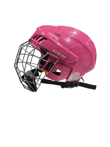 Used CCM CCM 50 REC USE ONLY Helmet Cage Combo Pink SM 11847-S000037054
