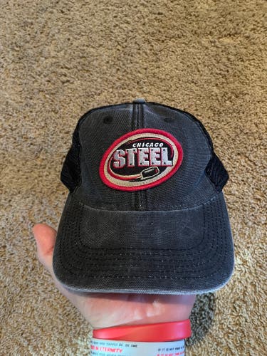 Chicago Steel player issued hat
