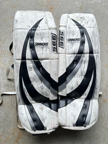 Used Simmons 995 Goalie Leg Pads