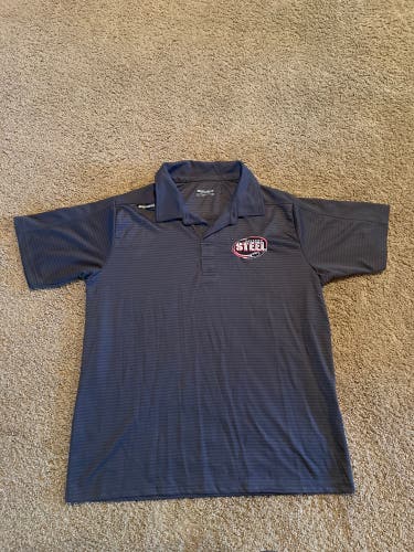 Chicago Steel player issued polo