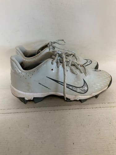 Used Nike DAIMOND BB/SB Cleats Grey Junior 03.5 11823-S000040810