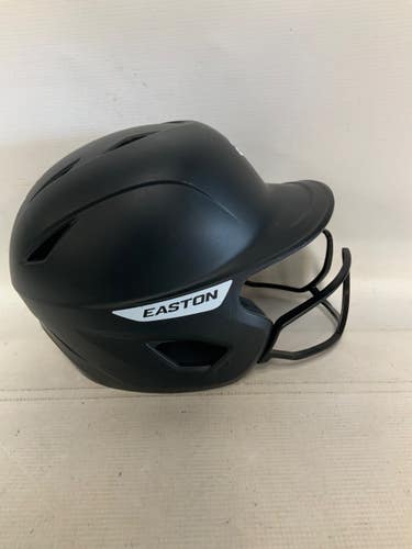 Used Easton GHOST VISION Batting Helmet w/Mask Black S/M 11823-S000040807