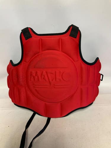 Used Martial Arts Chest Guard Red MD 11823-S000040786