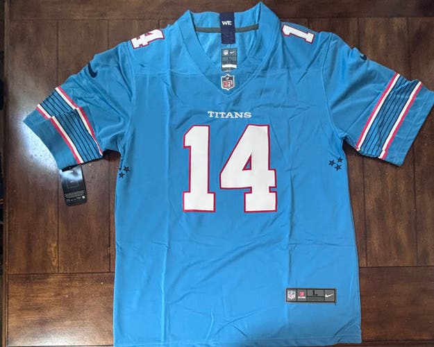 Tennessee Titans Carnell Tate Blue Jersey Adult Large