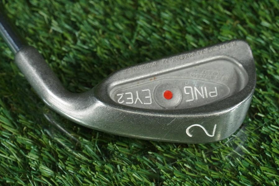 PING EYE 2 KARSTEN 2 IRON ZZ LITE STIFF FLEX STEEL SHAFT RH RED