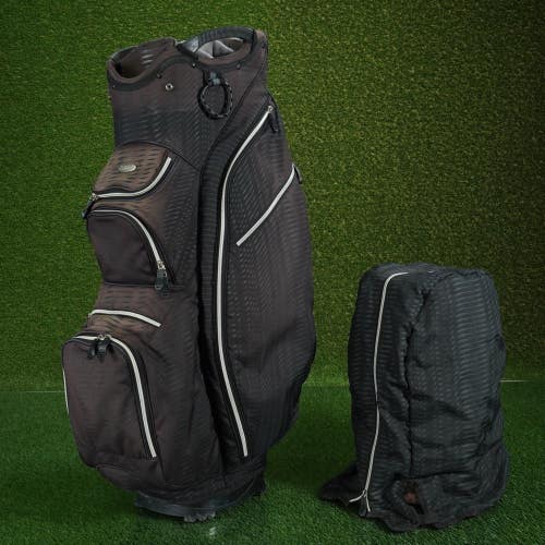 OUUL PYTHON SUPER LIGHT CART BAG 15 WAY DIVIDERS GOLF BAG, PUTTER WELL ~ LOOK!!