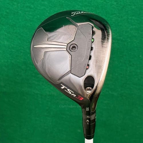 Titleist TSR3 15 Fairway Wood Fujikura Atmos Tour Spec 8S Graphite Stiff w/ HC