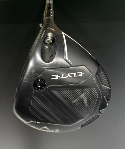 Callaway Elyte Night Edition Driver 9.0* Stiff Aretera EC1 65g RH Used