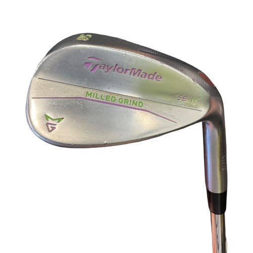 Used Taylormade MILLED GRIND Golf Wedge Mens RH 58 Degree 11859-S000032279