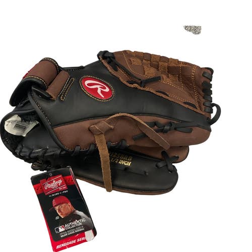 Used Rawlings RENEGADE BB/SB Glove RH Throw Brown 12 1/2" 11859-S000032265