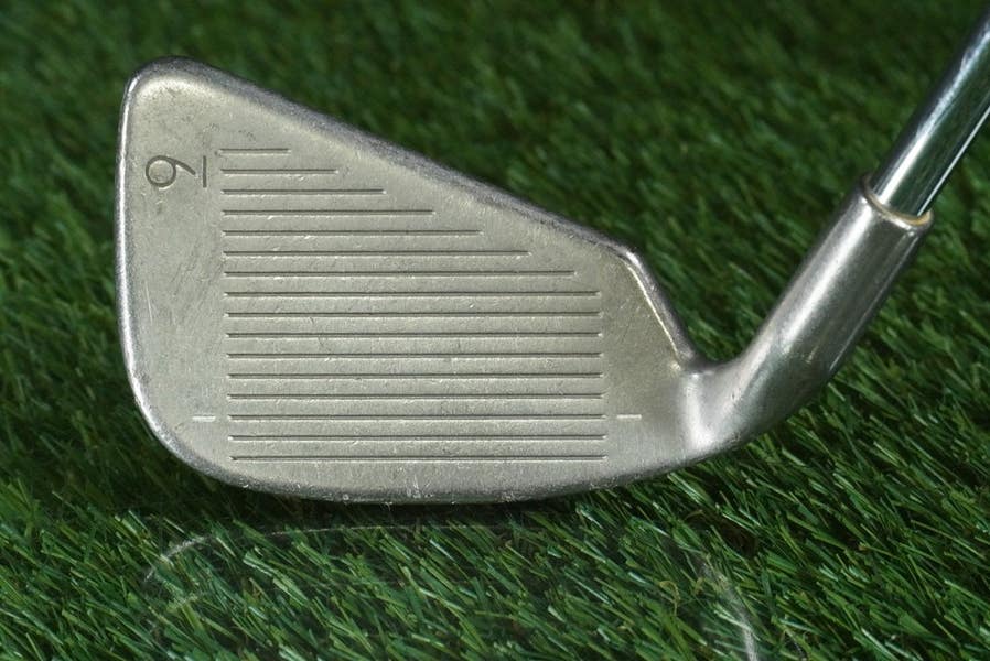 PING ISI K 9 IRON KARSTEN JZ STIFF FLEX STEEL SHAFT BLACK DOT RH