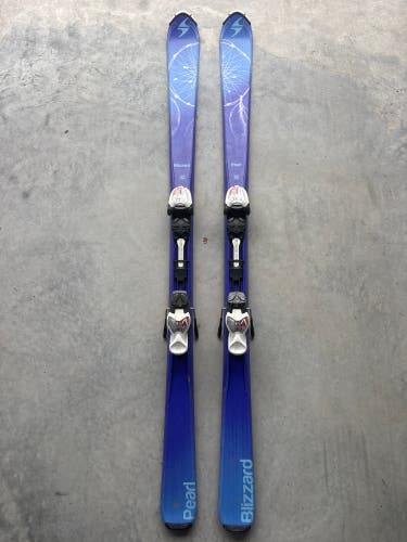 Kid's Blizzard Pearl 150 cm Skis With IQ 7 Bindings (Used)